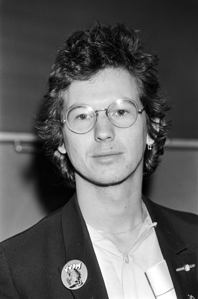 Hans van Heijningen bestuurslid van de vereniging van dienstplichtige militairen, Bestanddeelnr 931-2663