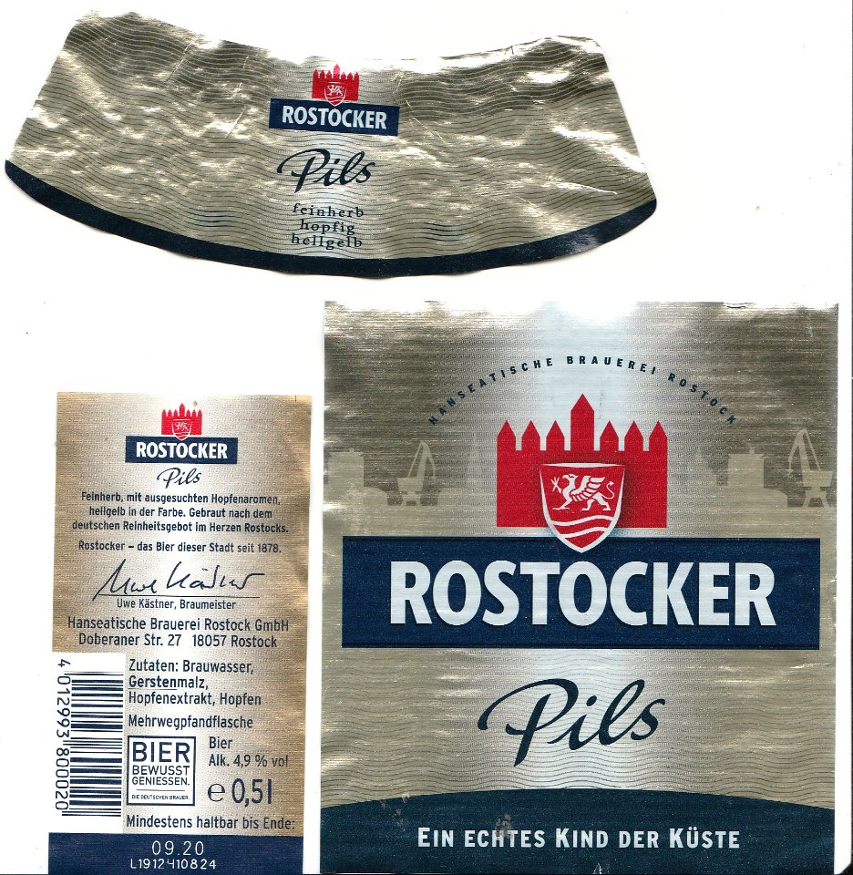 Hanseatische Brauerei Rostock - Rostocker Pils