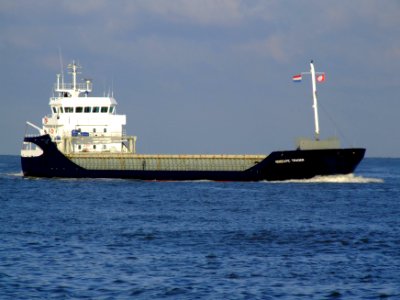 Hanseatic Trader p1 approaching Port of Rotterdam