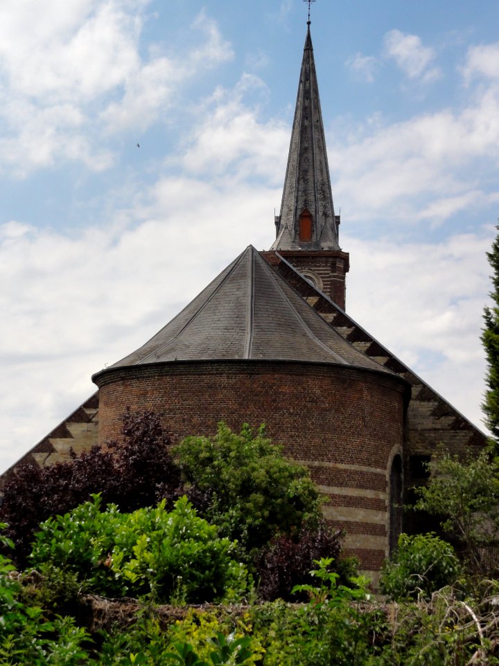 Haspres (Nord, Fr) église, chevet