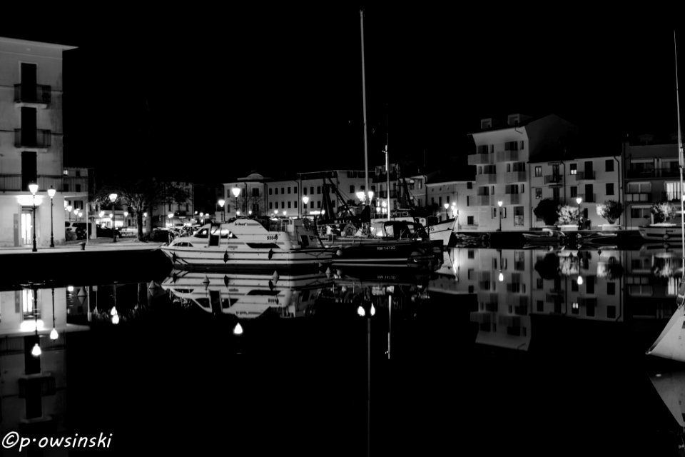 Harbor Of Grado At Night Italy (184917819)