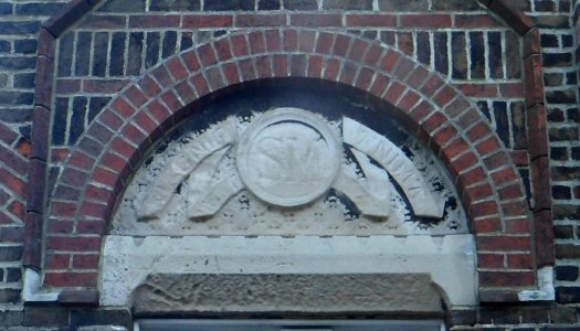 Hanover Community Centre, Southover Street, Hanover, Brighton (January 2014) (Plaque above Entrance)