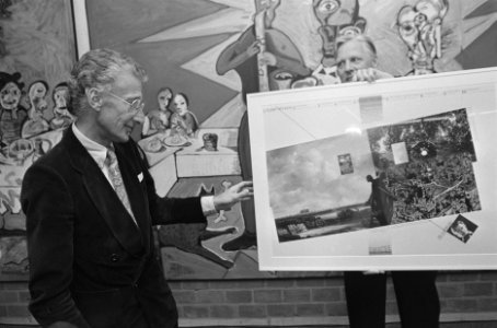 Harry Mulisch krijgt in Groningen de Diepzee- literatuurprijs uitgereikt de pri, Bestanddeelnr 933-7847