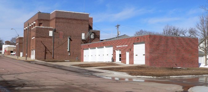 Hartington, Nebraska fire hall and auditorium