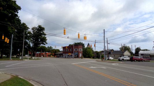 Harrisville, Michigan intersection