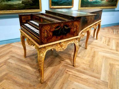 Harpsichord by Henri Hemsch, France, probably 1736, poplar - Museum of Fine Arts, Boston - 20180922 164027