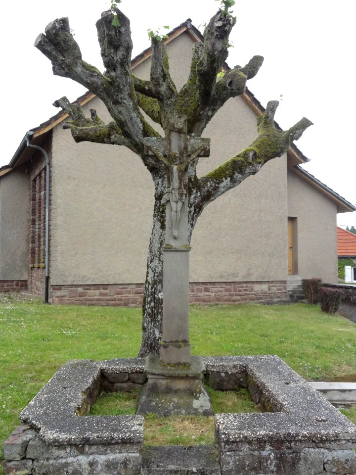 Harreberg (Moselle) croix de chemin
