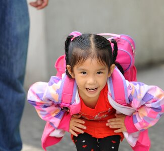 Pupils childlike innocence chinese photo