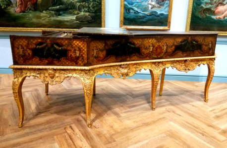 Harpsichord by Henri Hemsch, France, probably 1736, poplar - Museum of Fine Arts, Boston - 20180922 164037