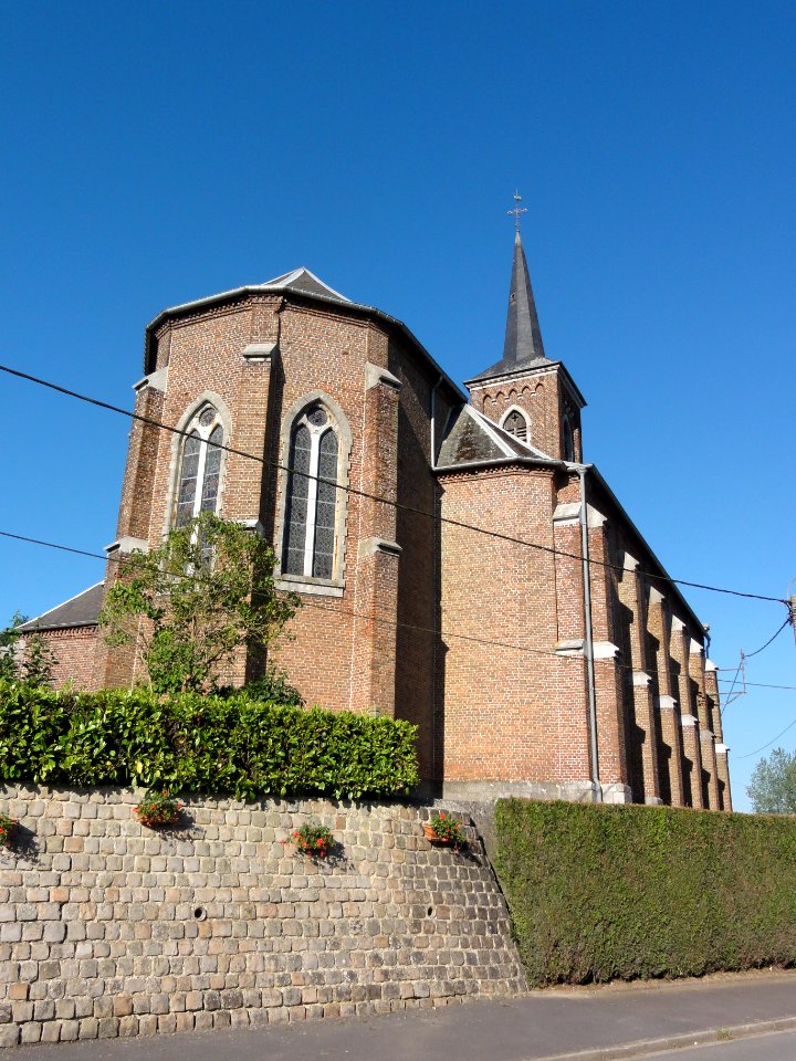 Hargnies (Nord, Fr) église, chevet