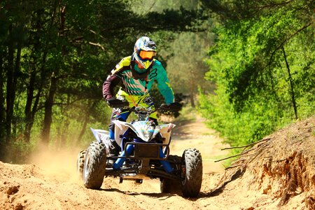 Enduro all-terrain vehicle race photo