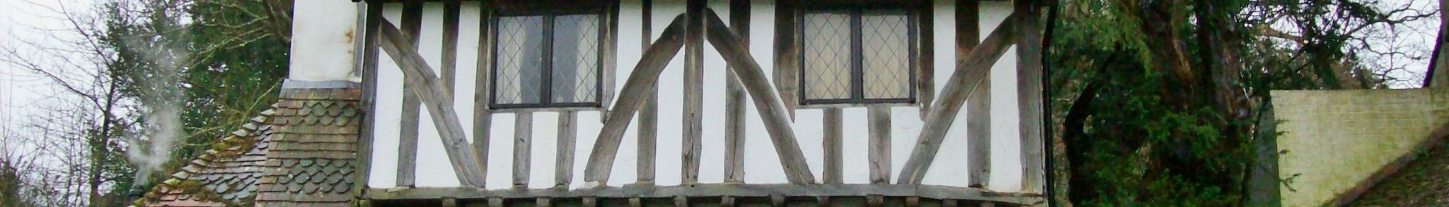Hartfield banner house by the churchyard
