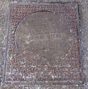 Harvard Steam - manhole cover - Harvard University - Cambridge, MA - DSC02623 photo