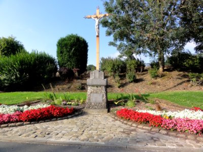 Harly (Aisne) croix de chemin