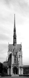 Heinz Chapel, Oakland, Pittsburgh, 2019-09-10 bw
