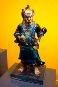 Hell's torturer, China, Henan Province, Ming dynasty, 16th century, glazed earthenware - Royal Ontario Museum - DSC03689