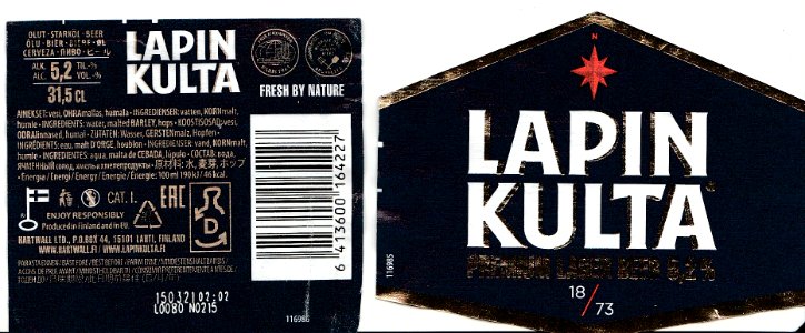 Hartwall LTD - Lapin Kulta Premium Lager Beer
