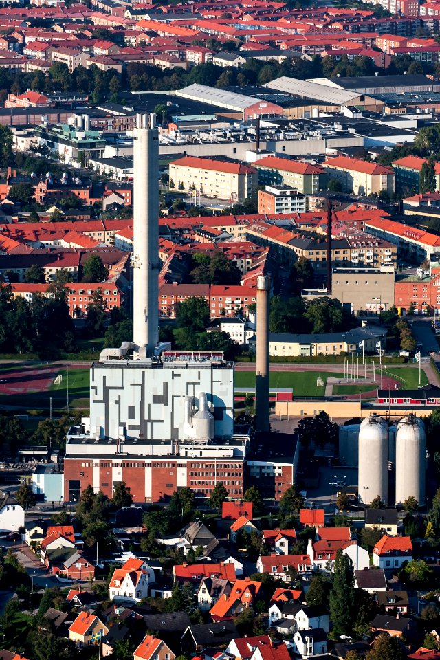 Heleneholmsverket 2–flygbild 06 september 2014