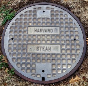 Harvard Steam - manhole cover - Harvard University - Cambridge, MA - DSC02546 photo