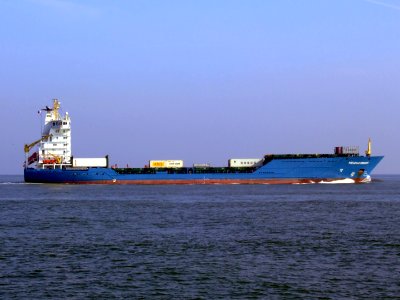 Helena Sibum p3 approaching Port of Rotterdam, Holland