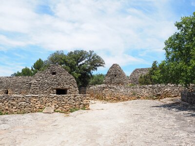 Village des bories open air museum historic preservation