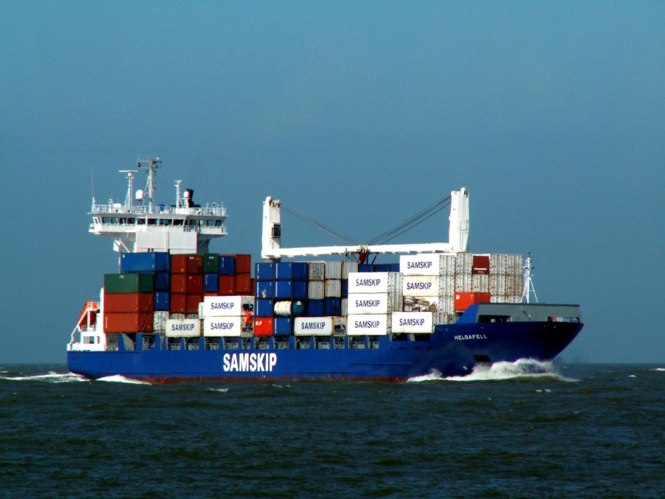 Helgafell IMO 9306017 approaching Port of Rotterdam 29-Mar-2006
