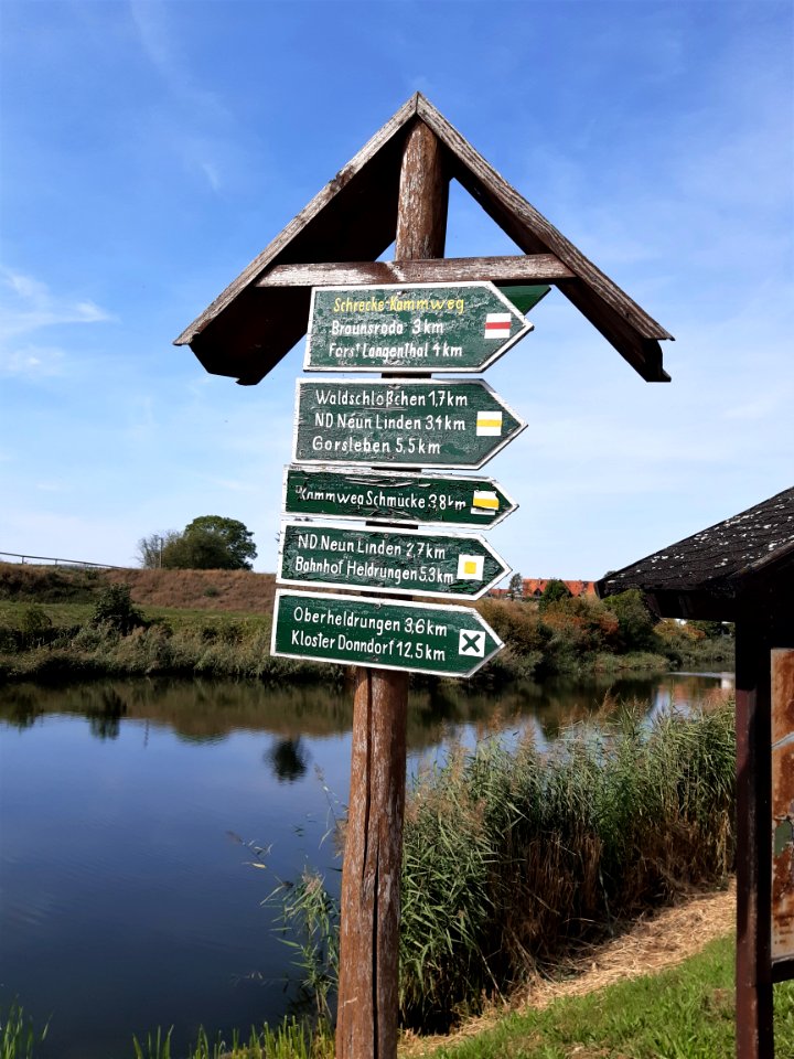 Heldrungen Wanderwegweiser
