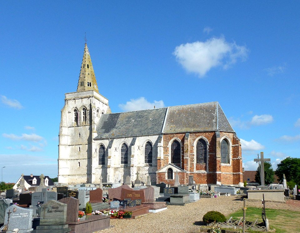 Helfaut (Pas-de-Calais, Fr) Église Saints-Fuscien-et-Victoric d'Helfaut-2-2