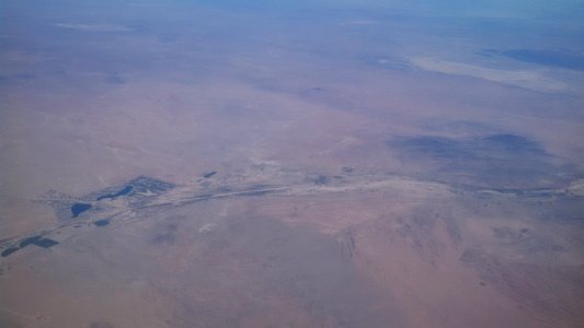 Helendale California and surrounding area from the air