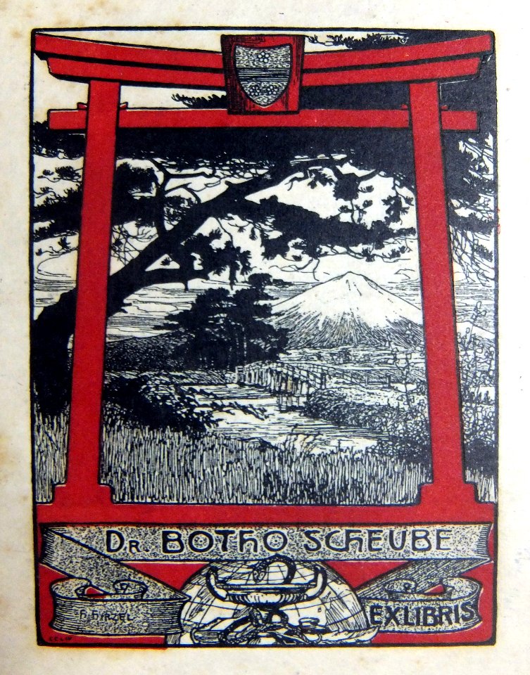 Heinrich-Botho-Scheube-ExLibris