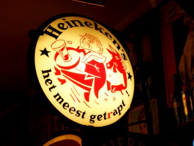 Heinekens lichtreclame