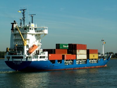 Heinz Schepers IMO 9061253, at Port of Antwerp 10-Oct-2005