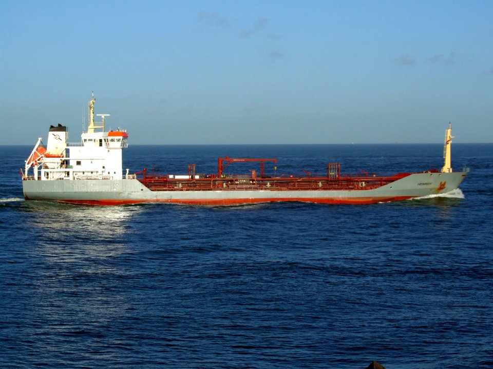 Heinrich p2 approaching Port of Rotterdam, Holland 29-Nov-2006