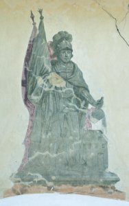 Heiliger Florian am Haus Milser Straße 2