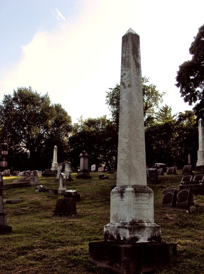 Heinrich Klenke Obelisk, St. Paul’s Lutheran Cemetery (Mount Oliver), 2015-08-23, 01
