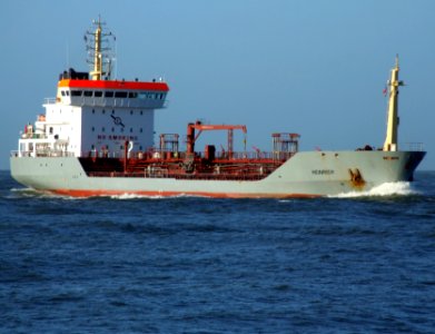 Heinrich IMO 9242730 approaching Port of Rotterdam, Holland 29-Nov-2006
