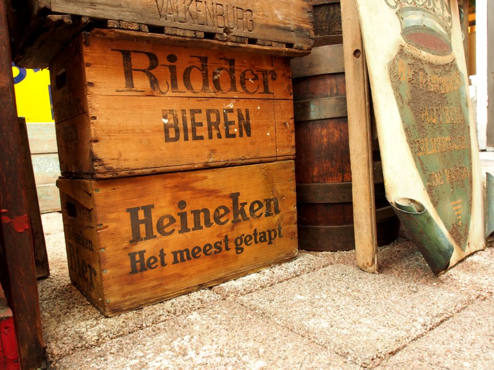 Heineken en Ridder bier krat , foto 6