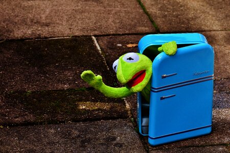 Funny retro green