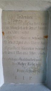 Heilige Familie Scherstetten Epitaph Maria Magdalena Drexl