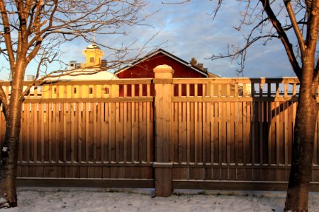 Heinätori School Fence Oulu 20151122