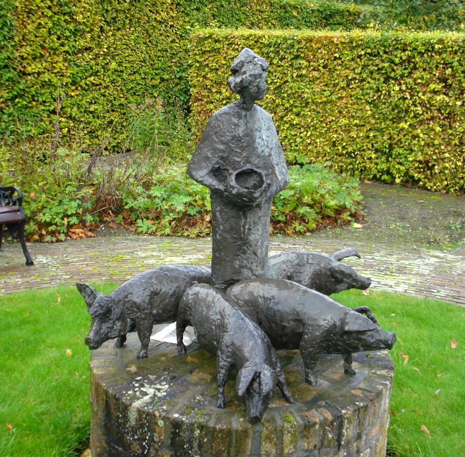 Heinenoord kunstwerk varkenhoedster