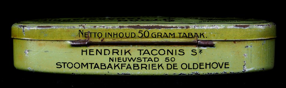 Hendrik Taconis Sz te Leeuwarden stoom tabasffabriek blikje, foto4
