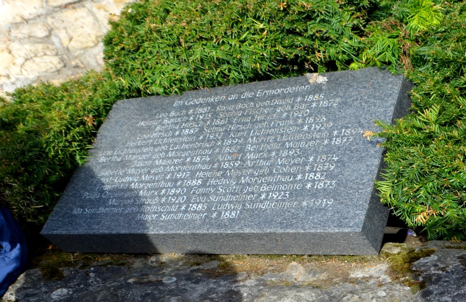 Heppenheim, Gedenktafel Neue Synagoge, Ermordete