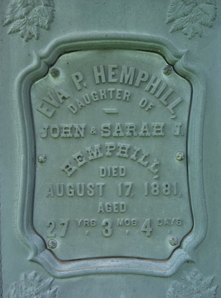 Hemphill Monument, Oak Spring Cemetery, 2015-06-27, 06