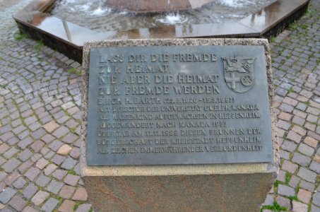Heppenheim, Graben, Brunnen, Tafel