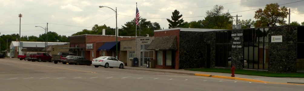 Henderson, Nebraska Main from Elm 1