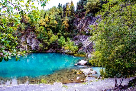 Saint agreve the chambon on lignon water photo