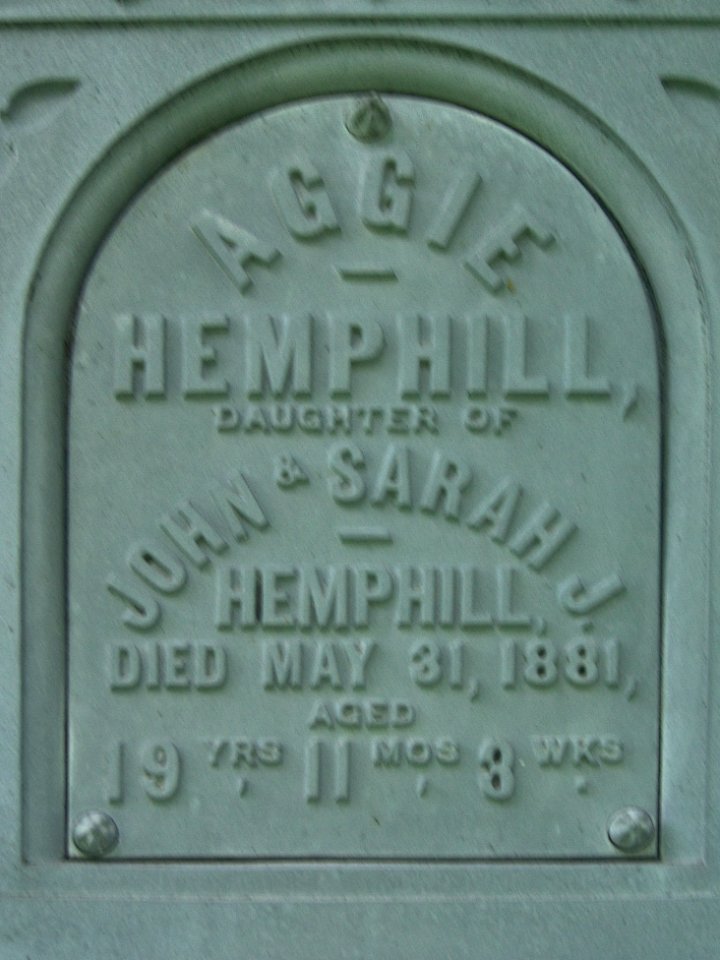 Hemphill Monument, Oak Spring Cemetery, 2015-06-27, 07