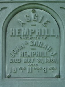 Hemphill Monument, Oak Spring Cemetery, 2015-06-27, 07