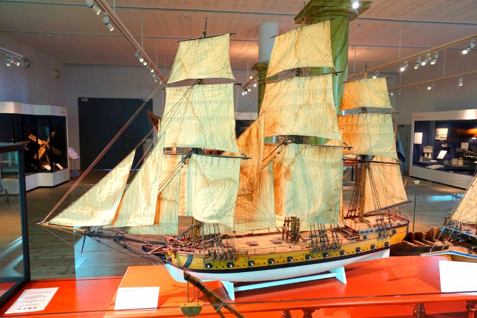 Hemmema Styrbjörn model, 1790 - Marinmuseum, Karlskrona, Sweden - DSC08805
